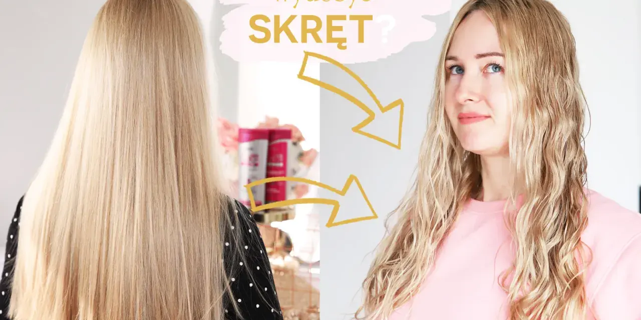 Przed i po: proste blond włosy stają się falowane. Dowiedz się, jak wydobyć naturalny skręt włosów.