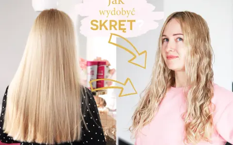 Przed i po: proste blond włosy stają się falowane. Dowiedz się, jak wydobyć naturalny skręt włosów.