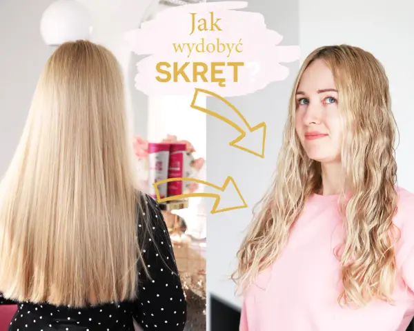 Przed i po: proste blond włosy stają się falowane. Dowiedz się, jak wydobyć naturalny skręt włosów.